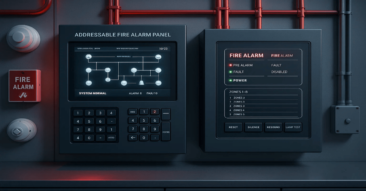 Addressable vs. Conventional Fire Alarm Panels From an Engineering Perspective
