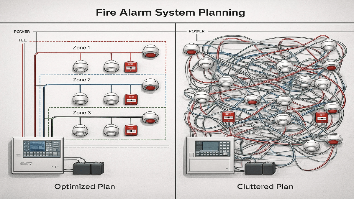 GST Fire Alarm System Design vs Cost Optimisation Strategy