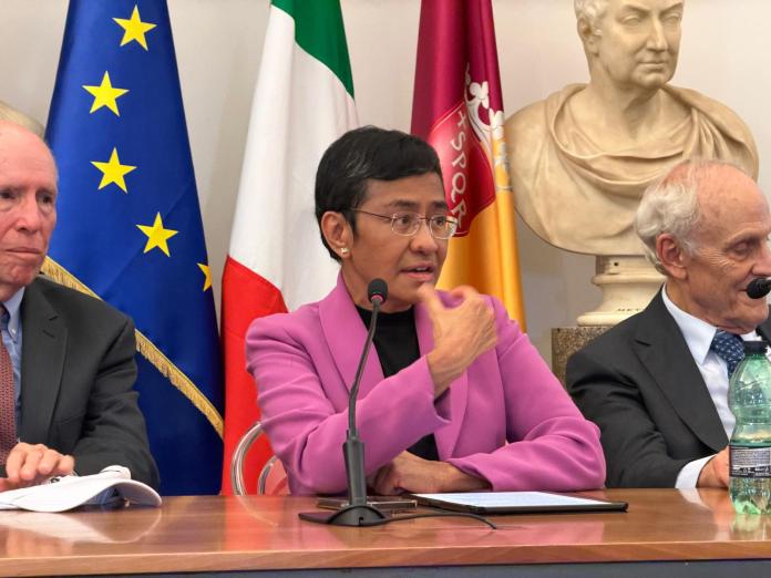 Maria Ressa, Journalist, Nobel Peace Prize 2021. Credit: Katsuhiro Asagiri/INPS Japan