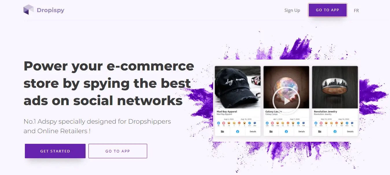 Dropispy facebook Ads Spy Tools