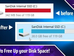 free disk space