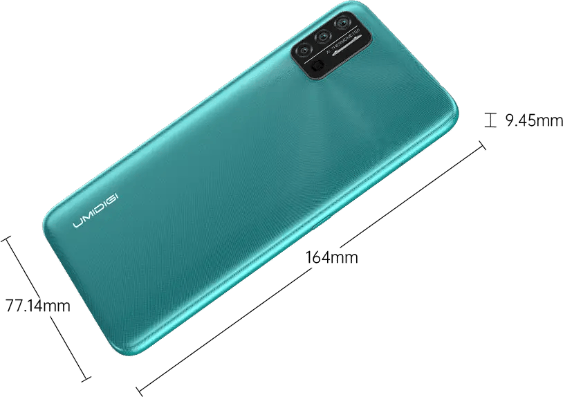 Umidigi A7S Dimensions