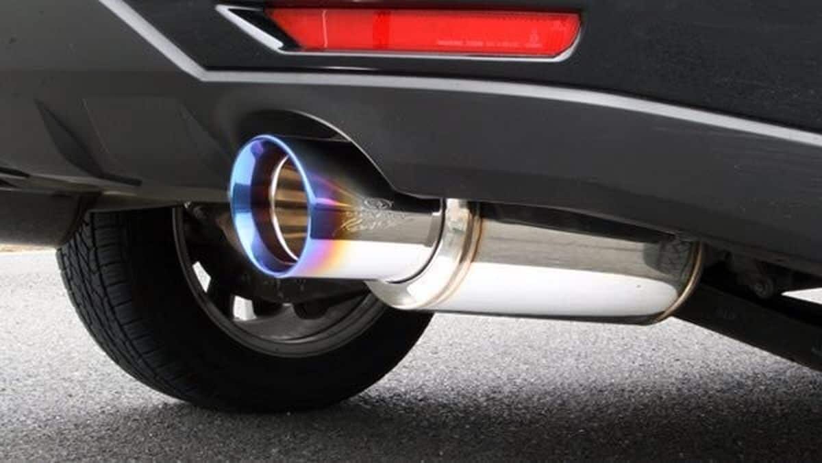 Muffler parts of a car