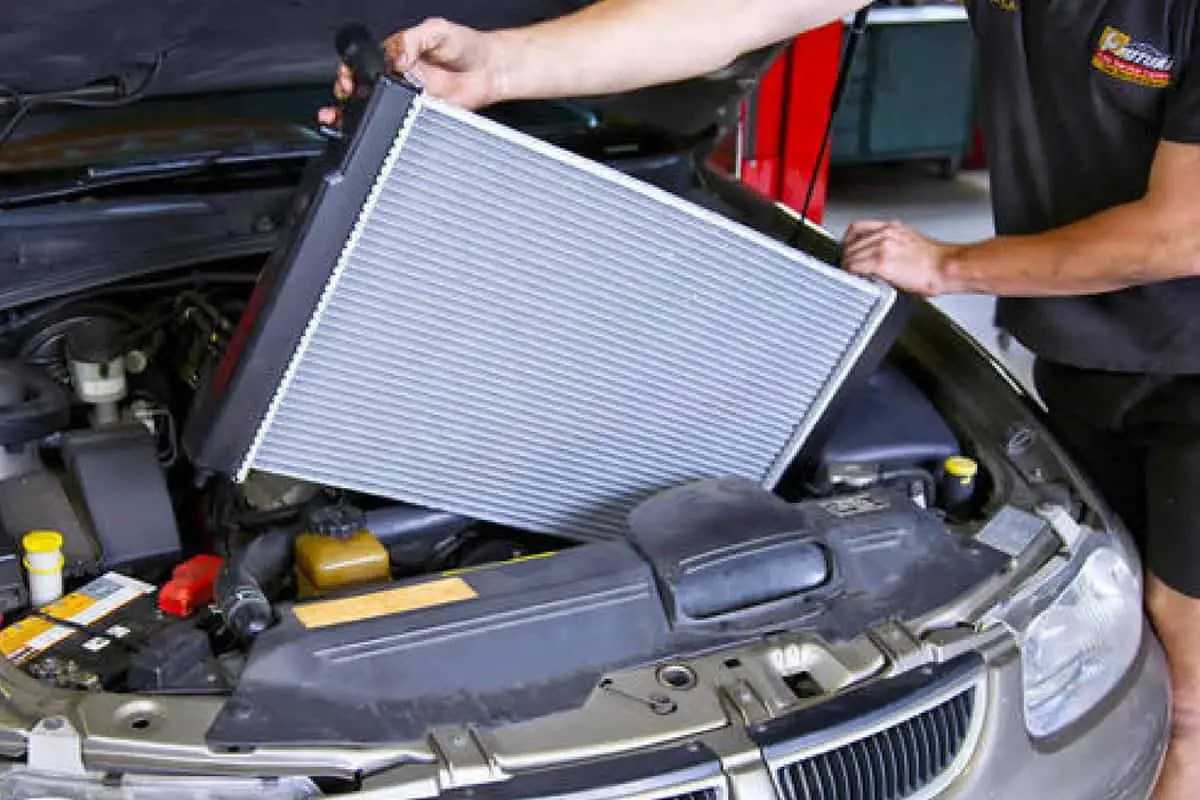 Radiator car part