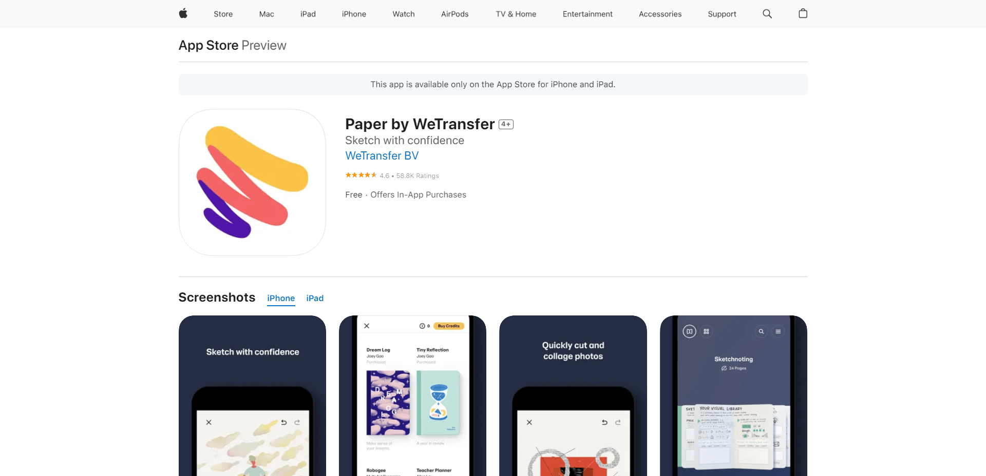 Paper by WeTransfer