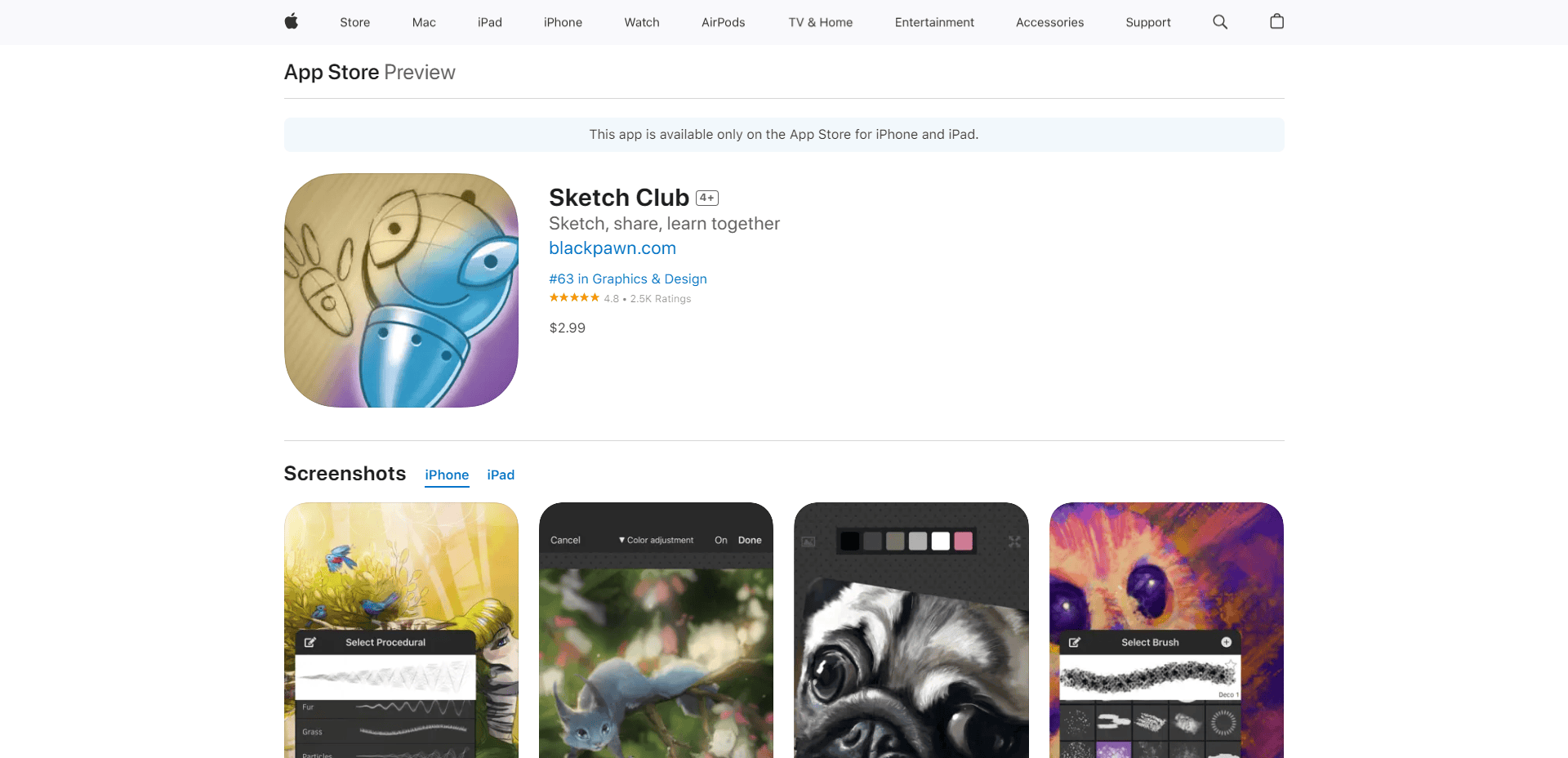 Sketch Club App