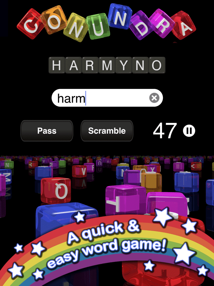 Conundra Best Scrabble Games for iPhone and iPad