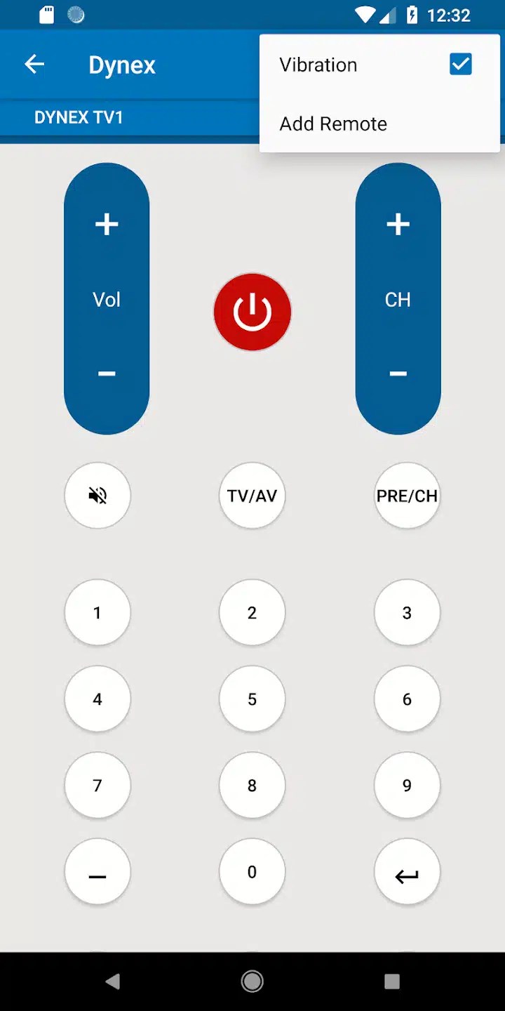 Dynex TV Remote