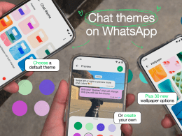 WhatsApp is getting themed chat bubbles