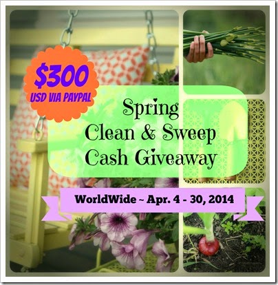Enter to #WIN $300 Clean Sweep Cash Worldwide #CleanSweepCash