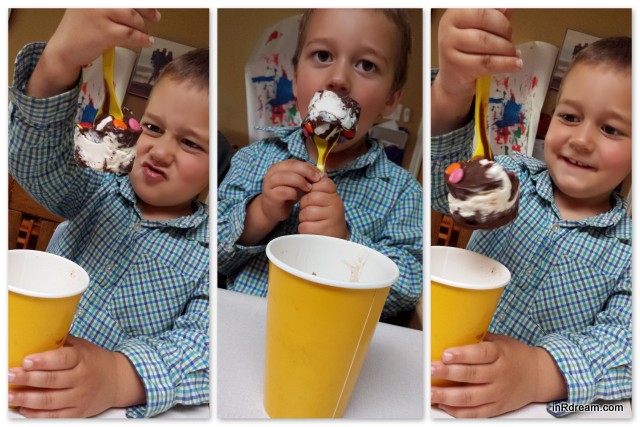 Making Ice Cream Truck Treats From Home {Magic Shell Dipper Pops Recipe}