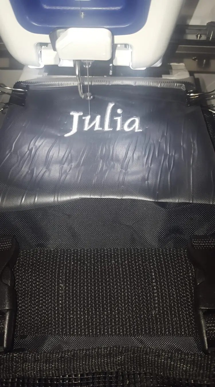 Add a name to your bag