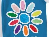 Sew Daisy Petal onto Smock