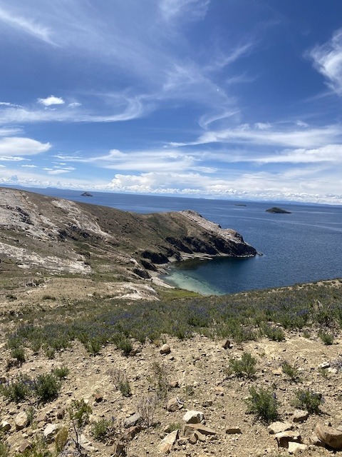 A cove off Isla del Sol