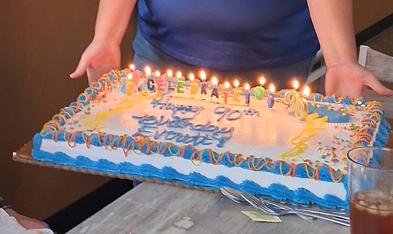 Not enough candles. Safety first