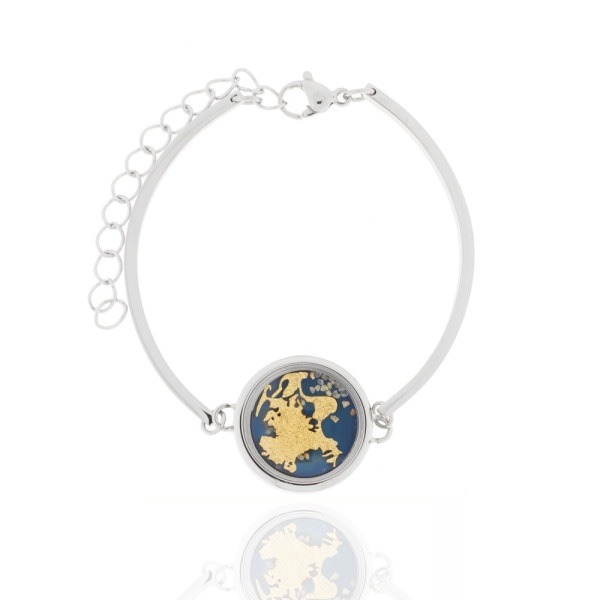 Rügen Armband Edelstahl mit Sand - Slide 6768