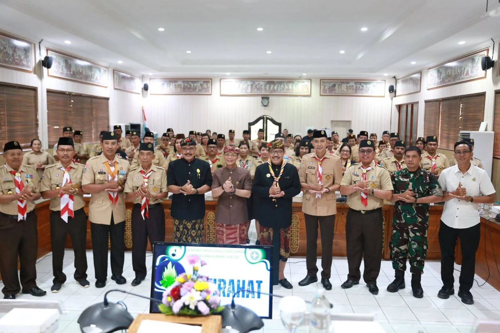 Bupati Satria Buka Muscab Gerakan Pramuka Klungkung: Wujudkan Generasi Mahottama