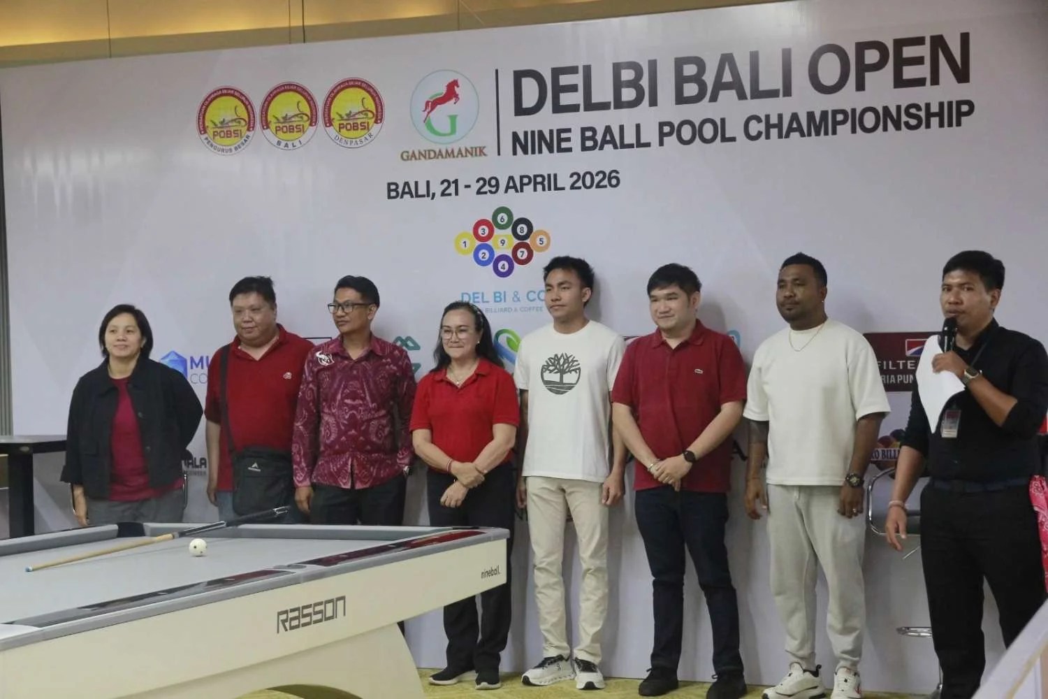 Pembukaan Delbi Bali Open 9-Ball Championship 2026 di Denpasar