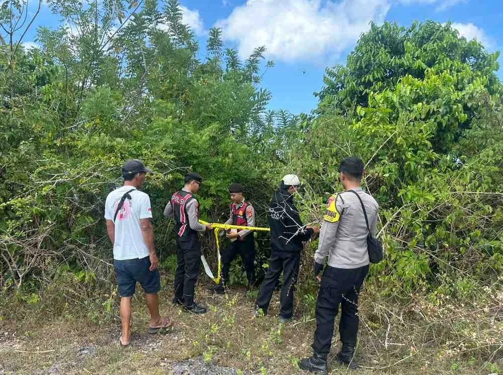 Polsek Nusa Penida Gerak Cepat Lakukan Pencarian Warga Hilang, Sterilisasi TKP Pantai Klibun Dilakukan