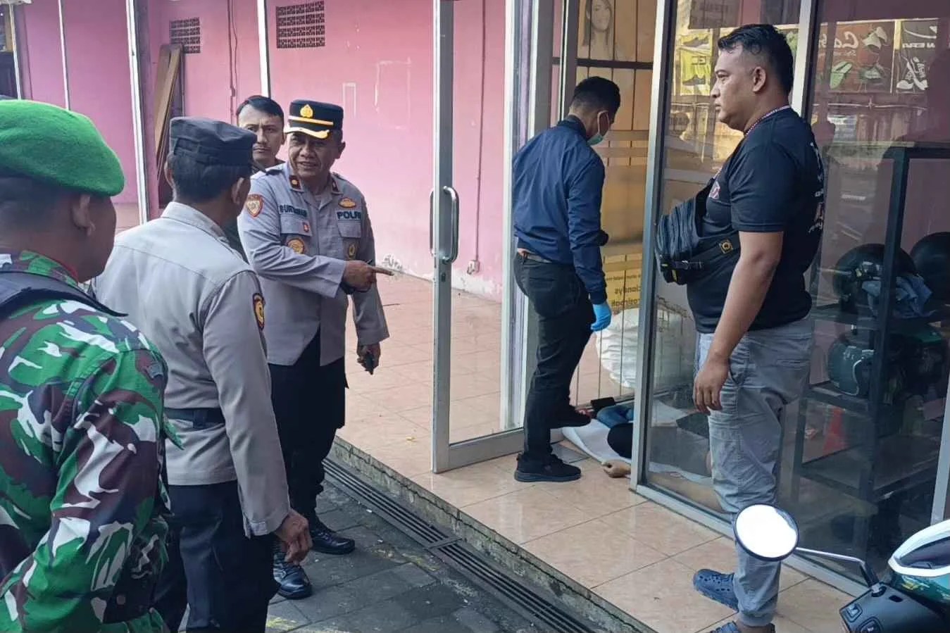 Kapolsek Bersama Anggota Datangi TKP Penemuan Mayat di Gianyar