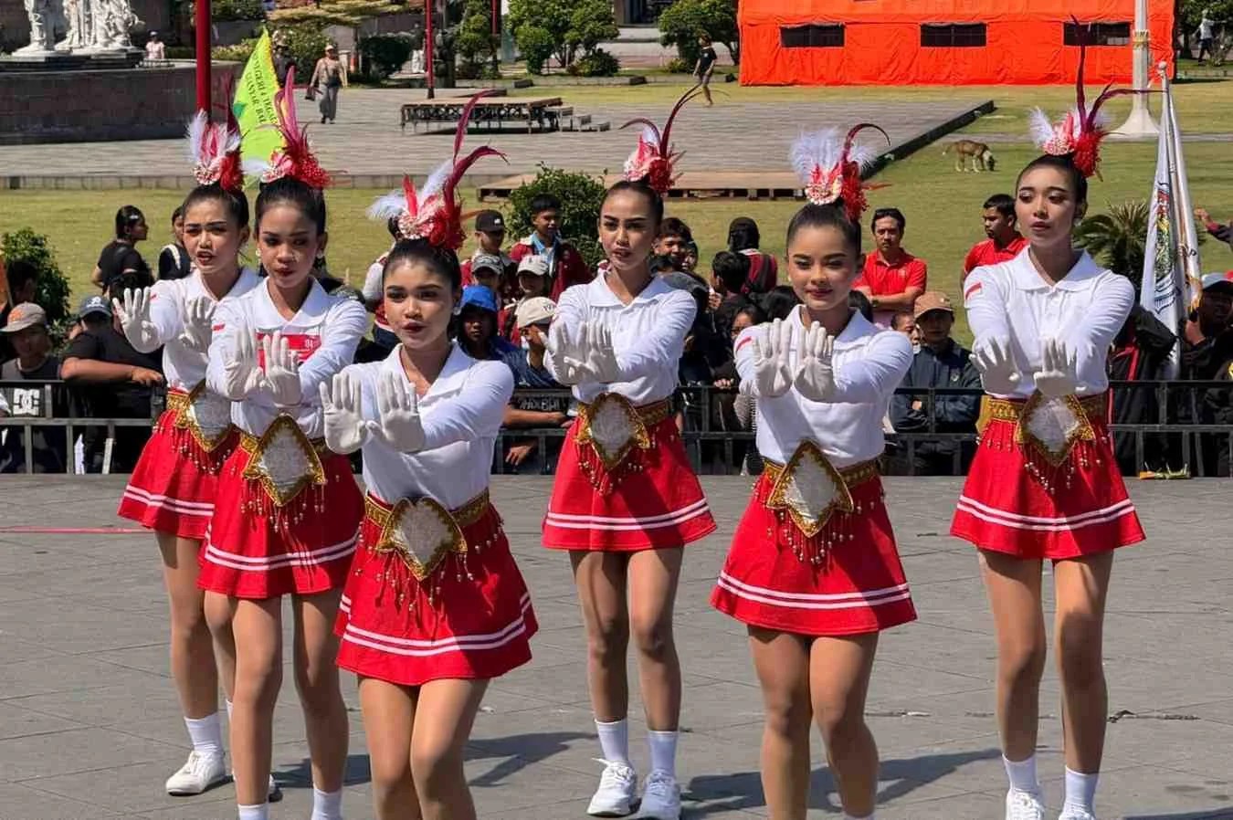 Lomba Gerak Jalan Tingkat SMP Semarakkan HUT ke-81 Kemerdekaan RI