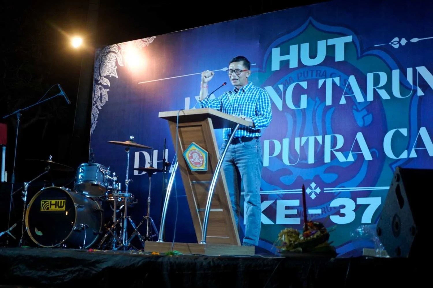 HUT ke-37 Karang Taruna Paksebali, Bupati Satria Dorong Pemuda Jadi Solusi Pembangunan Desa