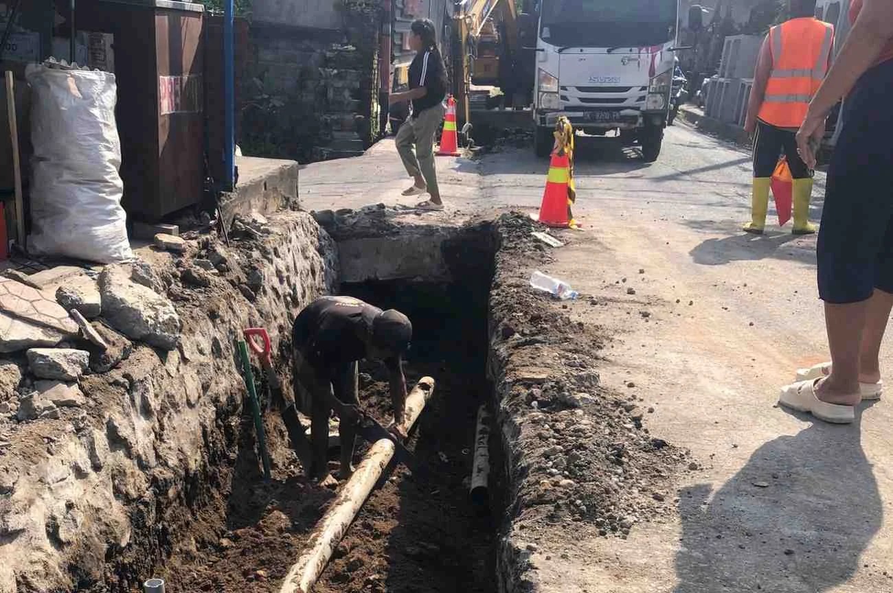 PAMTS Lakukan Pengaturan Pasokan Air Seiring Pelaksanaan Peningkatan Infrastruktur di Gianyar