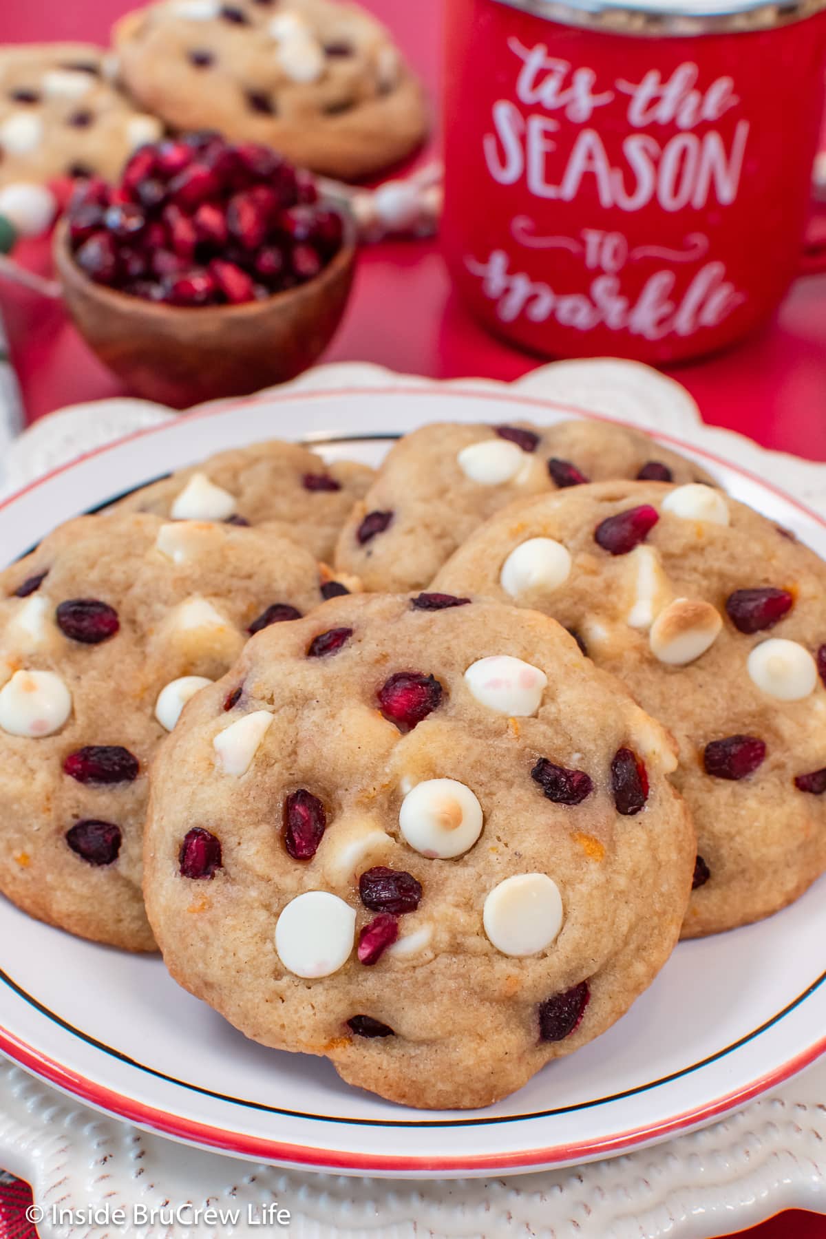 Pomegranate Cookies Recipe - Inside BruCrew Life (1) Pomegranate Cookies Recipe - Inside BruCrew Life (1)