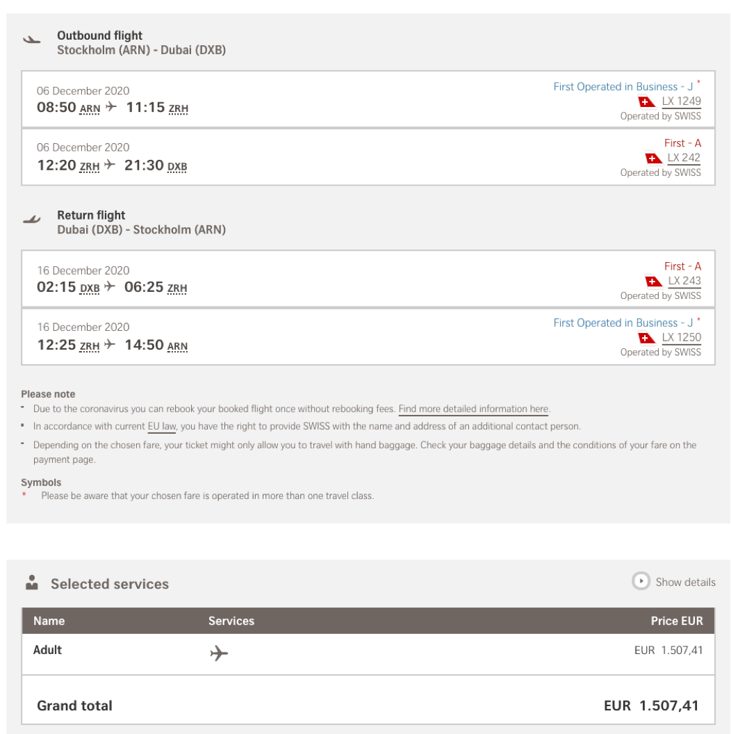 Luxus trip: günstig first class nach dubai fliegen