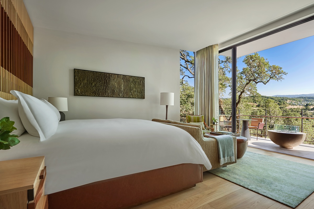 Montage Healdsburg vineyard view room
