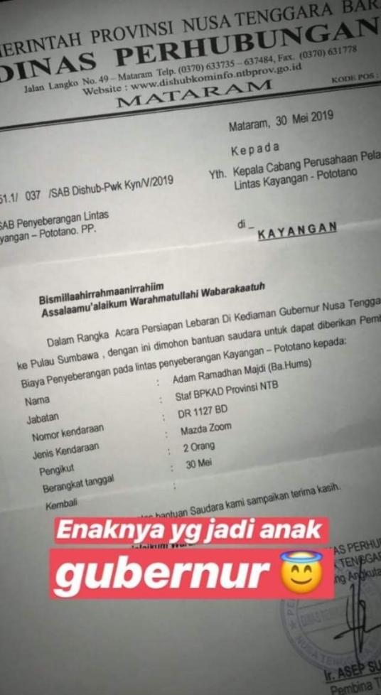 Anggota dewan perwakilan rakyat daerah. Kop Surat Gubernur Ntb - Contoh Kop Surat