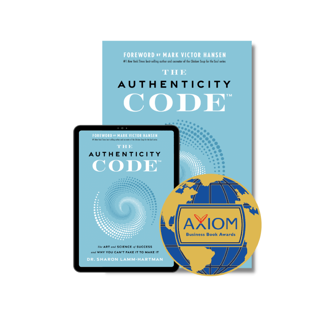 The Authenticity Code book with Axiom award
