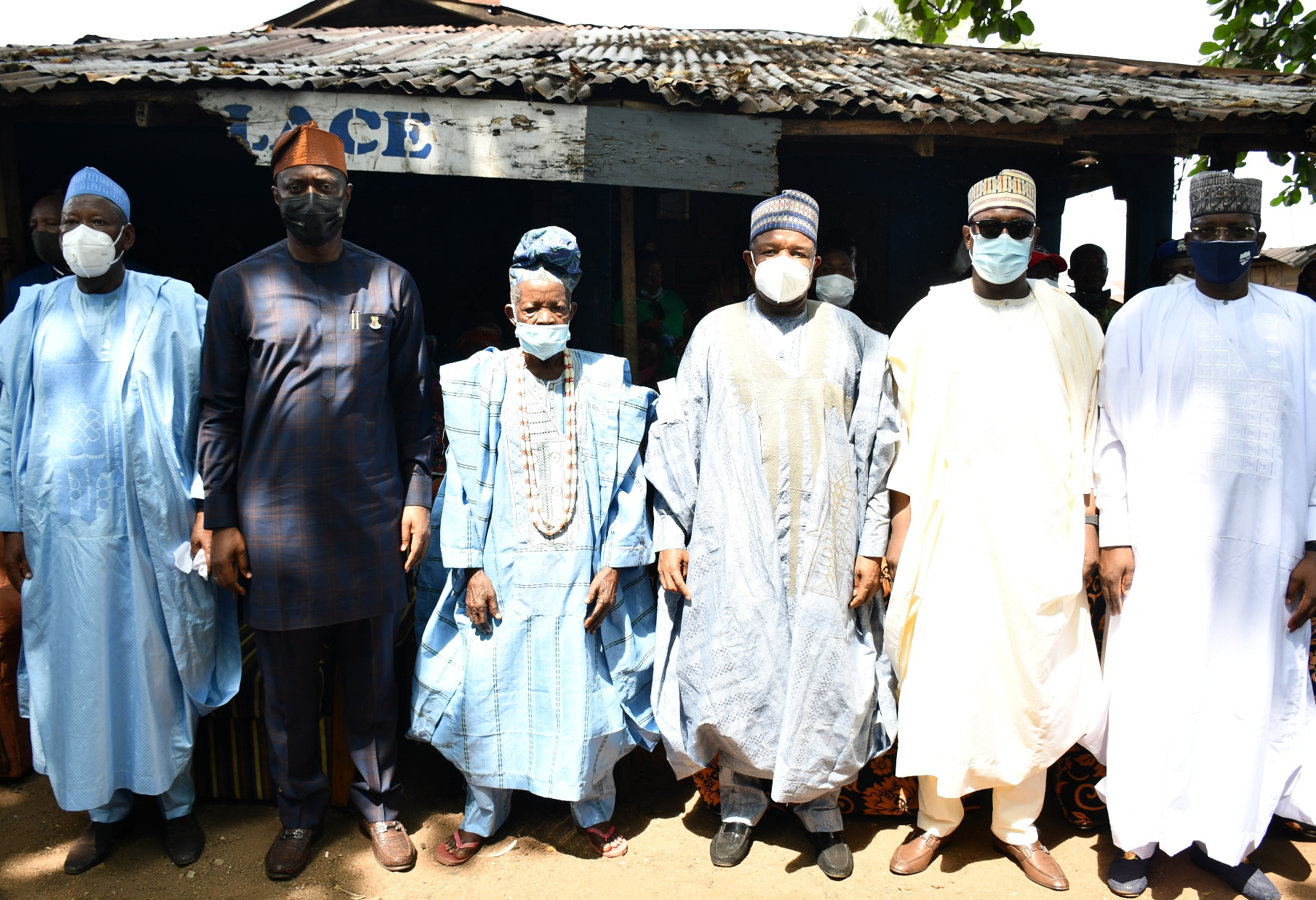 PHOTOS: Makinde, Northern Govs Visit Shasha Community, Meet Sarki Fulani, Baale