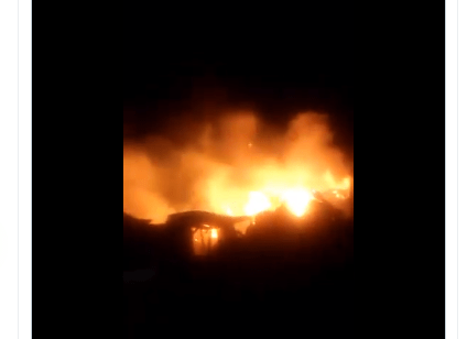 Traders Count Losses As Fire Incident Razed Sabo Market In Oyo