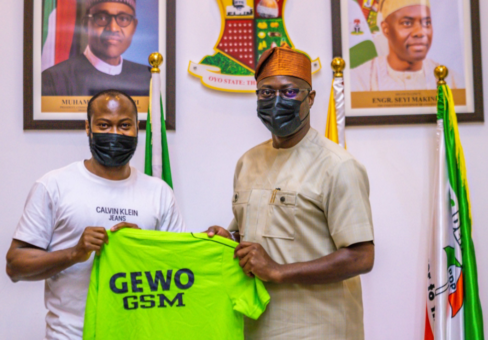 Makinde Hosts Aruna Quadri, Says Oyo Will Continue To Develop Talents