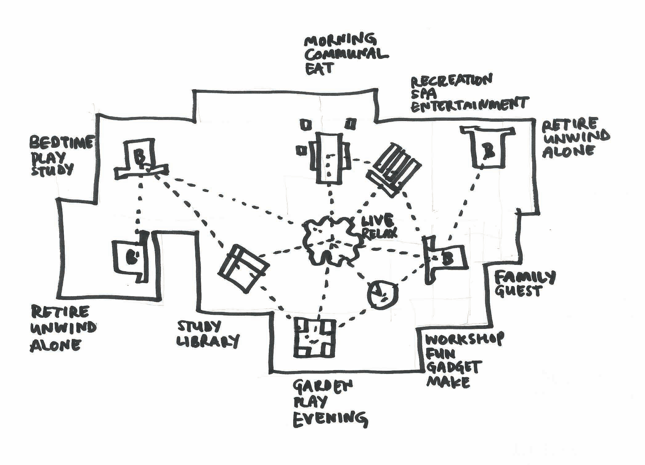 "The Folly House in Pune was designed as an open plan home where every functionality of the home was compacted into multi-functional or mobile objects."