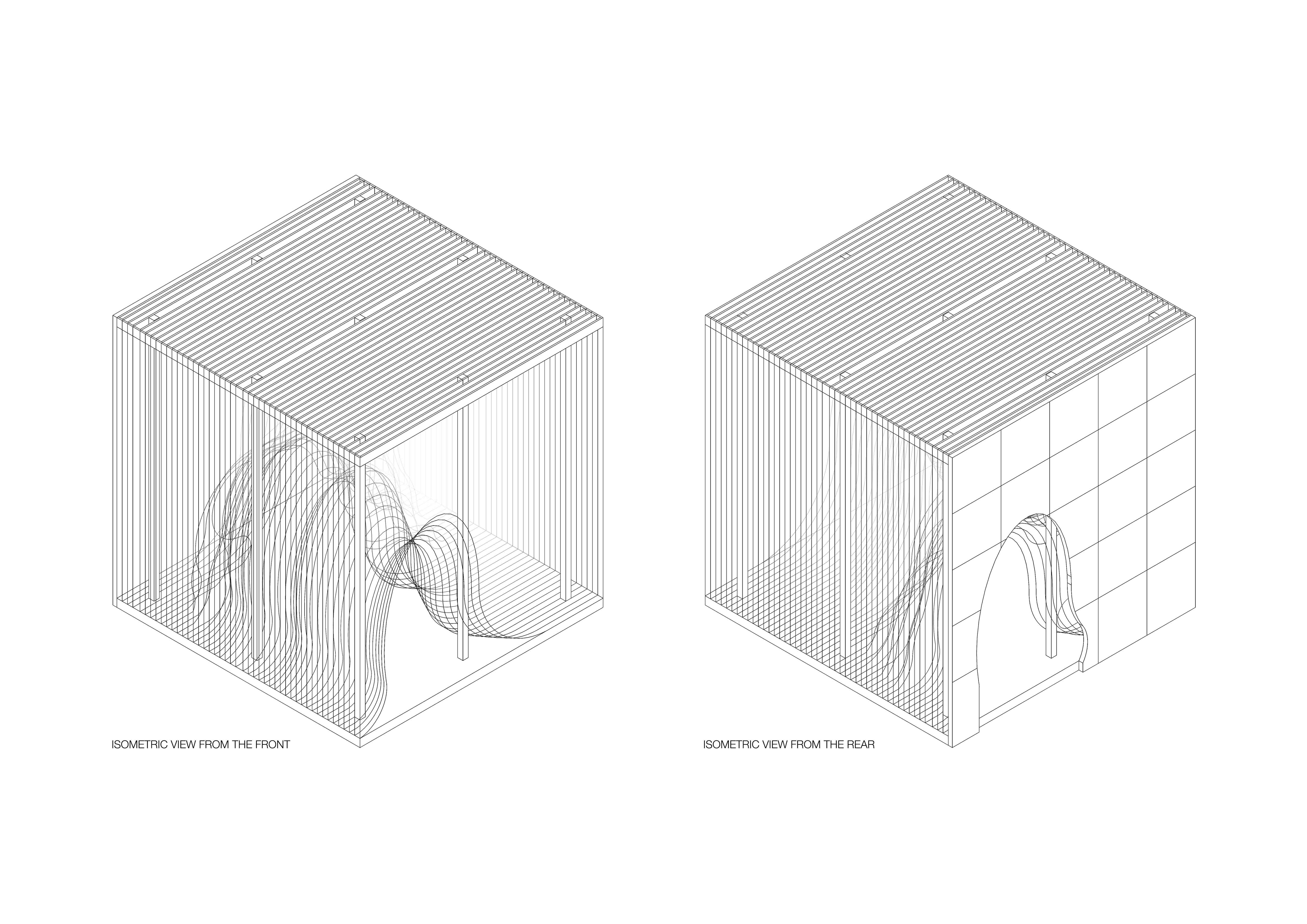 A double-sided mirrored portal designed for 'The India Story'- a national design festival at Kolkata.
