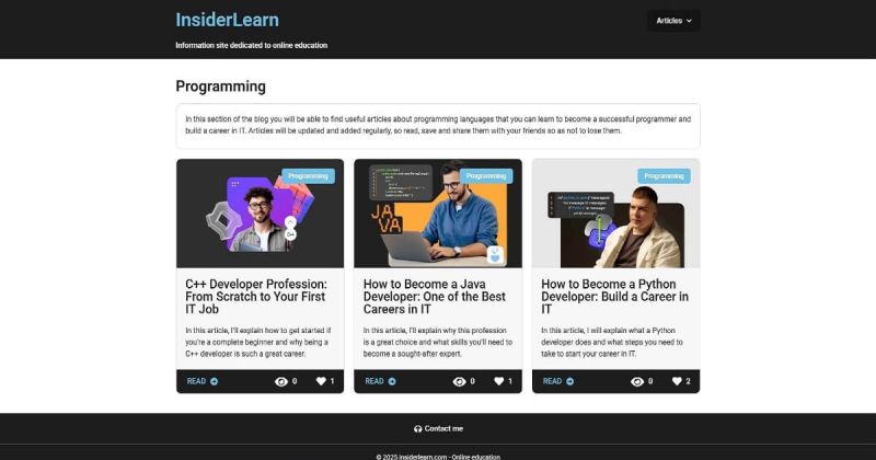 Insider Programming - Download Stunning Dark Image | 4K