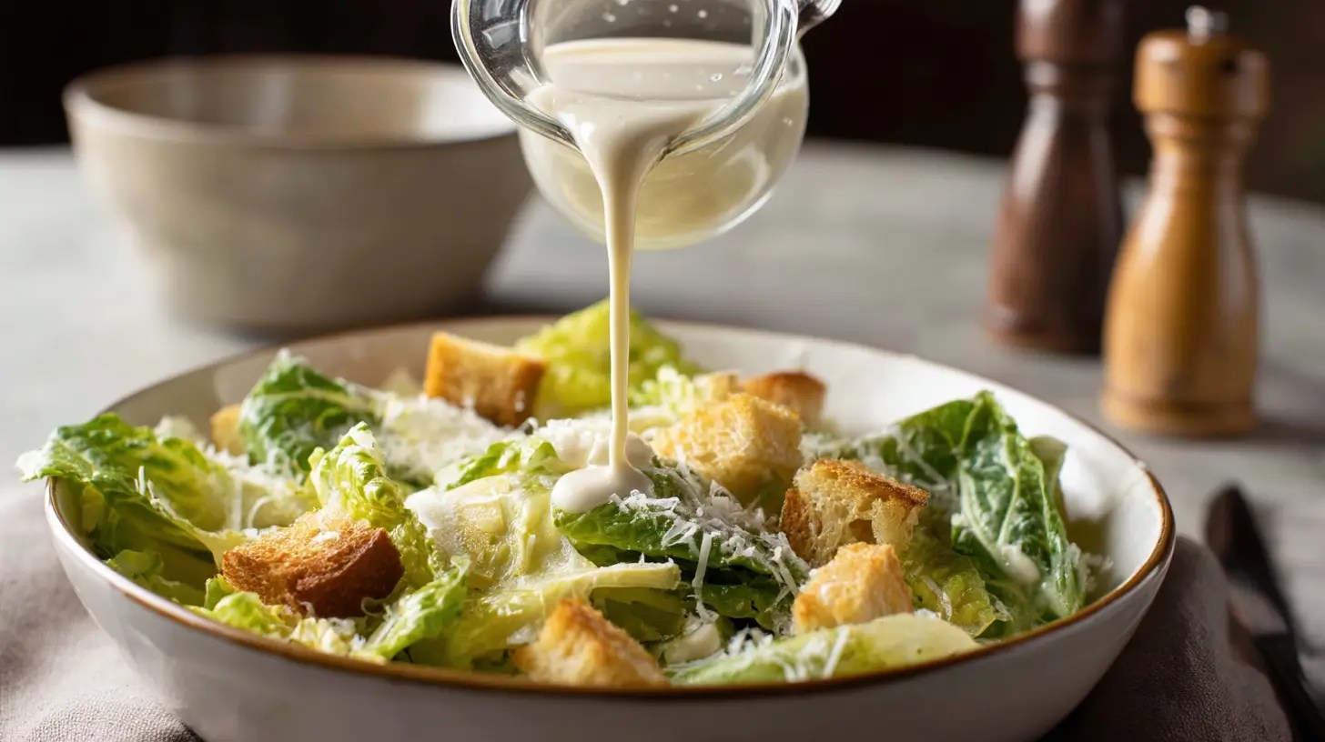 Silky Caesar Dressing With Garlic, Lemon, and a Salty Kick