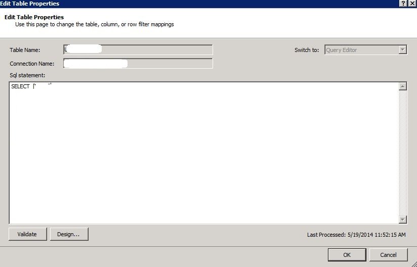 SSAS Tabular model change table query connection Insight Extractor Blog