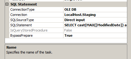 SSIS - How to use Execute SQL Task to assign value to a variable ...