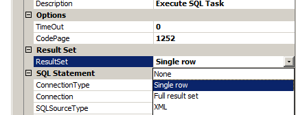 SSIS - How to use Execute SQL Task to assign value to a variable ...