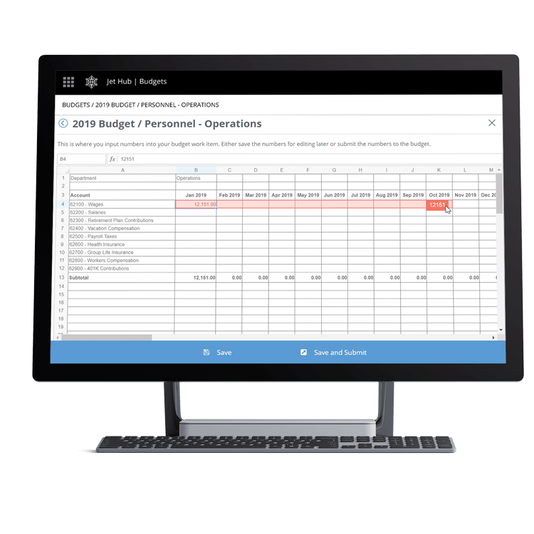Jet Budgets Microsoft Dynamics Budgeting Software