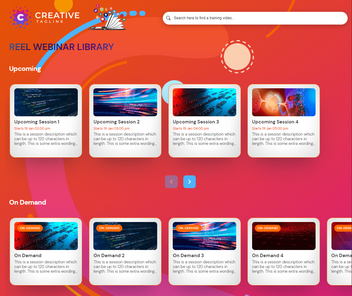 Webinar Library - Premium Sunset Texture Gallery - 4K