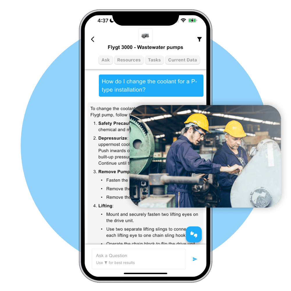 Use inskill ai copilots in for field service to ask questions and diagnose issues