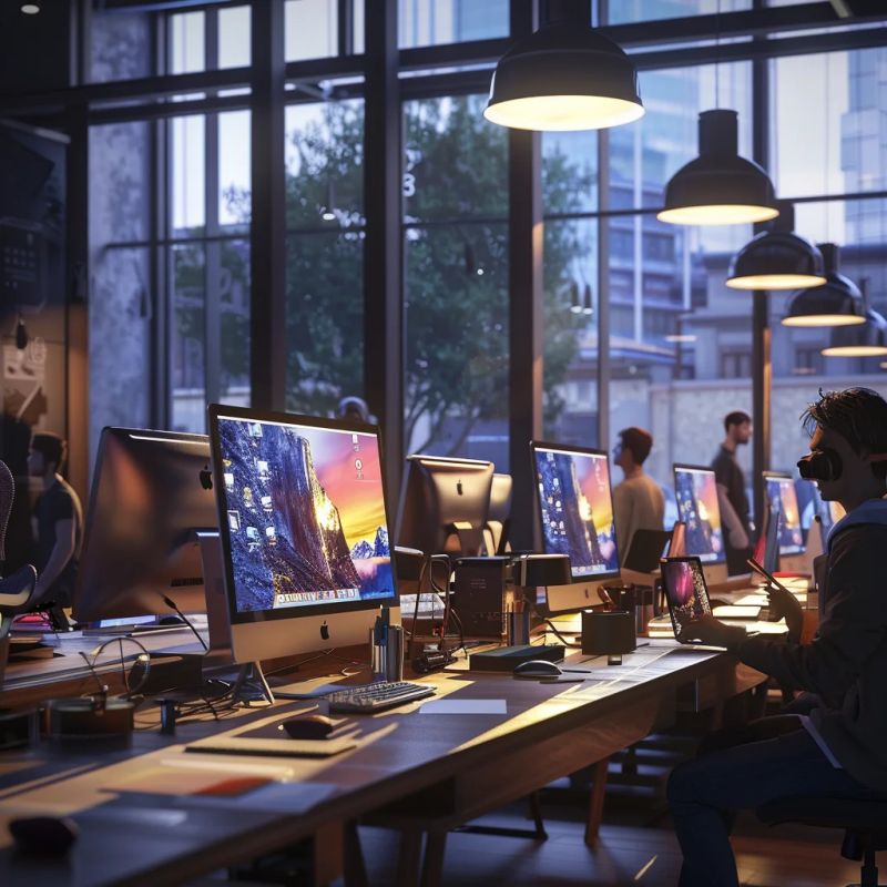 Educational Technology Services - Download Creative Landscape Illustration | Full HD