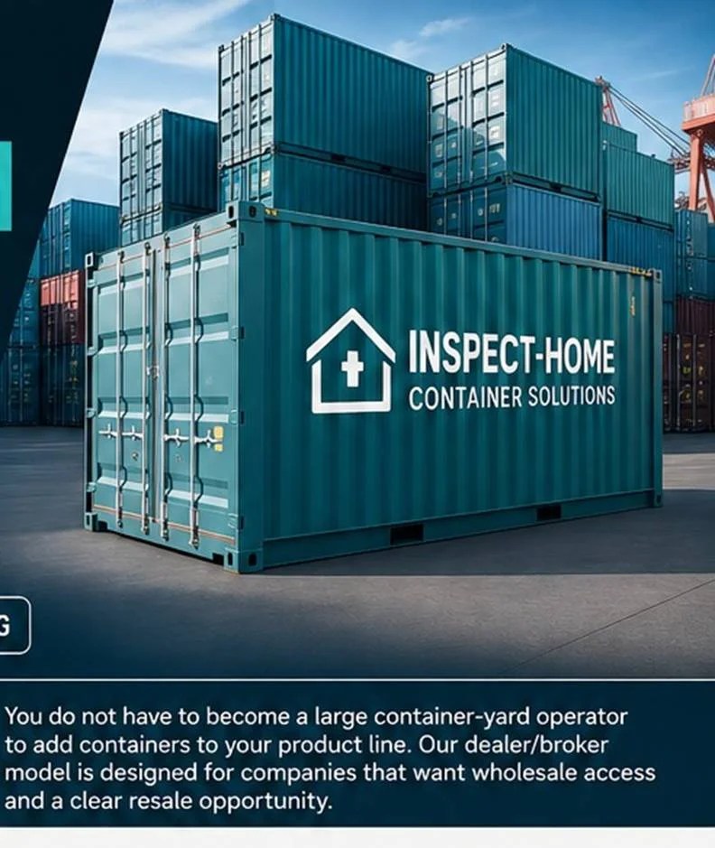 Inspect-Home.com Icon Container- We sell new shipping containers and modular space conversions