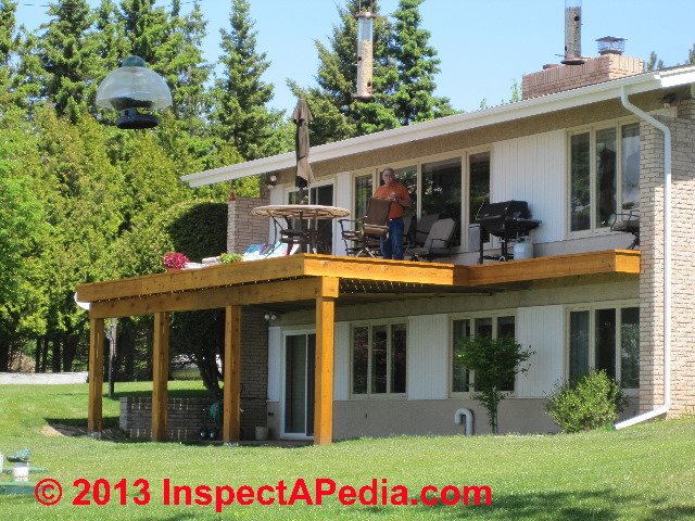 Stair treads and riser notes: Porch & Deck Stair Construction, how to build exterior stairs