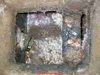 PHOTO of a modern concrete septic tank baffle