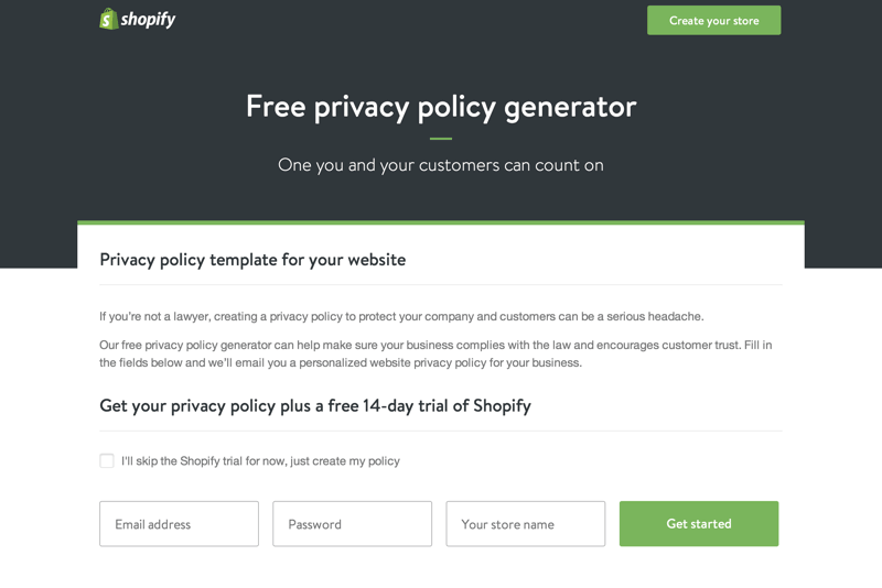 Free privacy policy template & sample generator for your site, blog or app. 10 Free Privacy Policy Generators Inspirationfeed